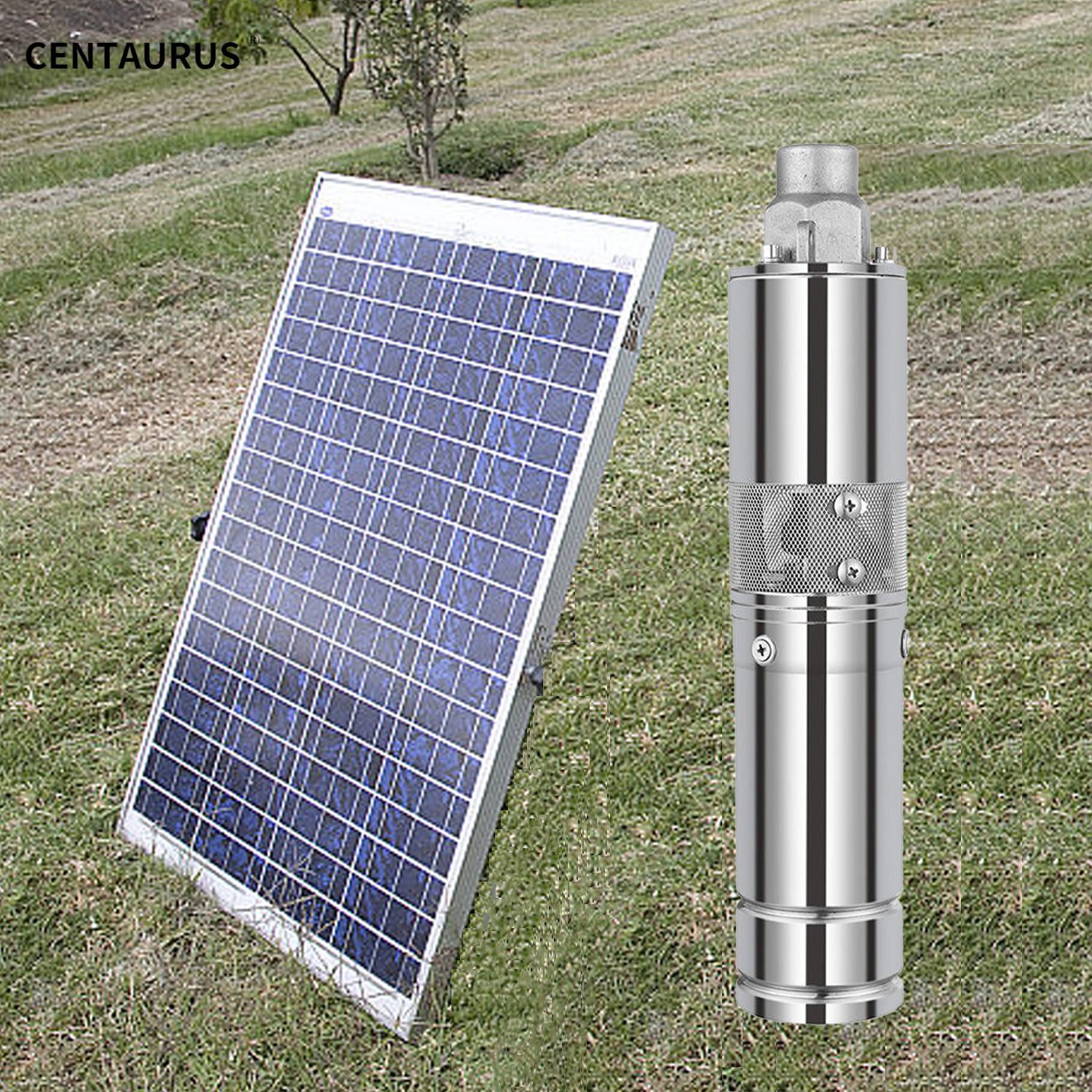 3DSS DC OEM Stainless Steel High Power Solar Submersible Deep Well Water Pump