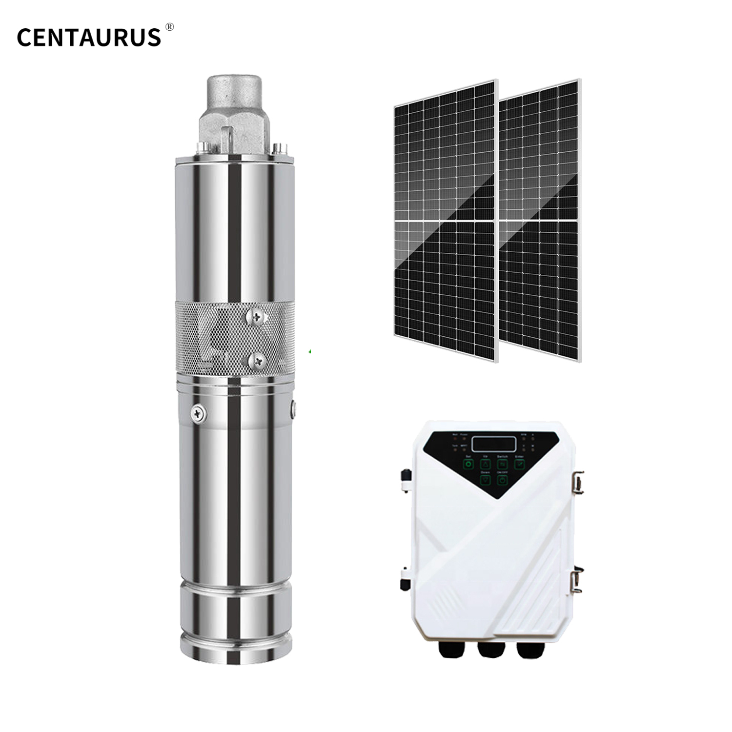 3DSS DC OEM Stainless Steel High Power Solar Submersible Deep Well Water Pump