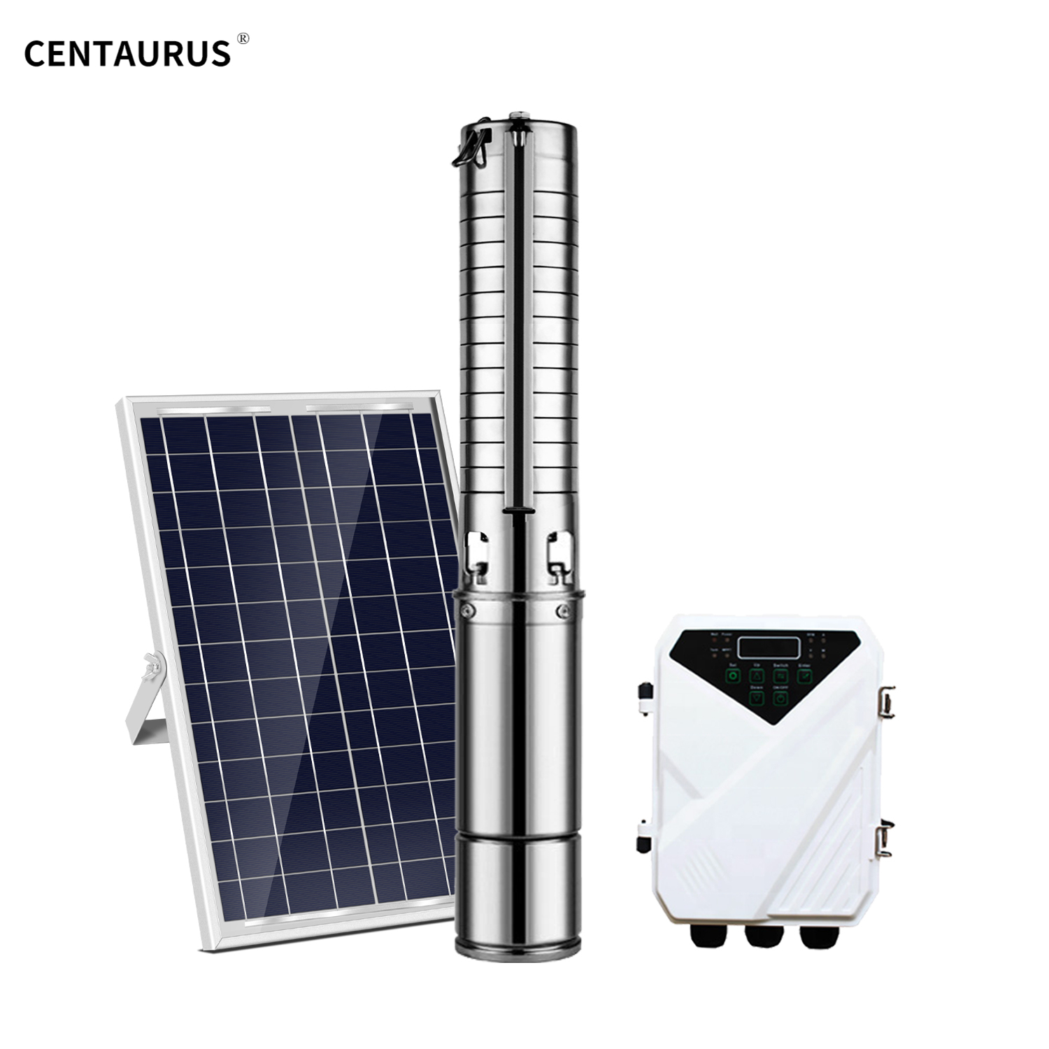 4DSC High Flow Stainless Steel Multi-Stage Submersible Agriculture Solar Water Pump Pressure Machine